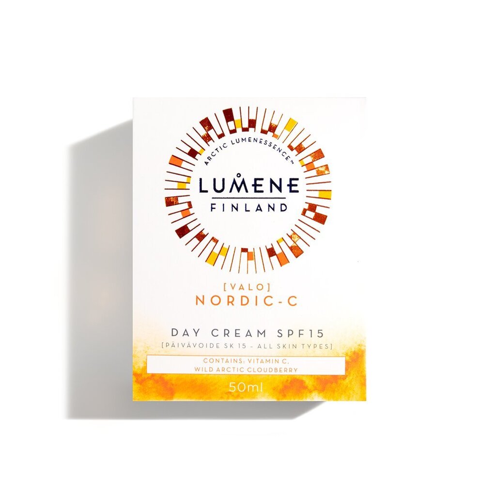 LUMENE Nordic-C Vitamin C SPF15 -kosteusvoide 50 ml hinta ja tiedot | Kasvovoiteet | hobbyhall.fi