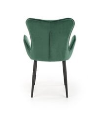 2-tuolisetti Halmar K427, tummanvihreä hinta ja tiedot | Ruokapöydän tuolit | hobbyhall.fi