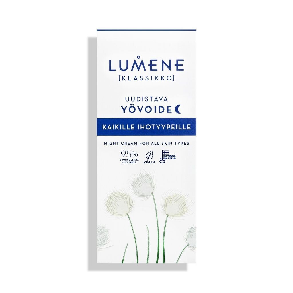 LUMENE Klassikko Uudistava yövoide 50 ml hinta ja tiedot | Kasvovoiteet | hobbyhall.fi