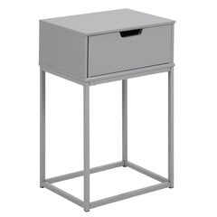 Yöpöytä MITRA 40x30xH61,5cm, harmaa/metalli hinta ja tiedot | Yöpöydät | hobbyhall.fi