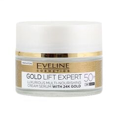 Eveline Cosmetics Gold Lift Expert yö- ja päivävoide 50+50ml hinta ja tiedot | Eveline Cosmetics Kasvojenhoitotuotteet | hobbyhall.fi