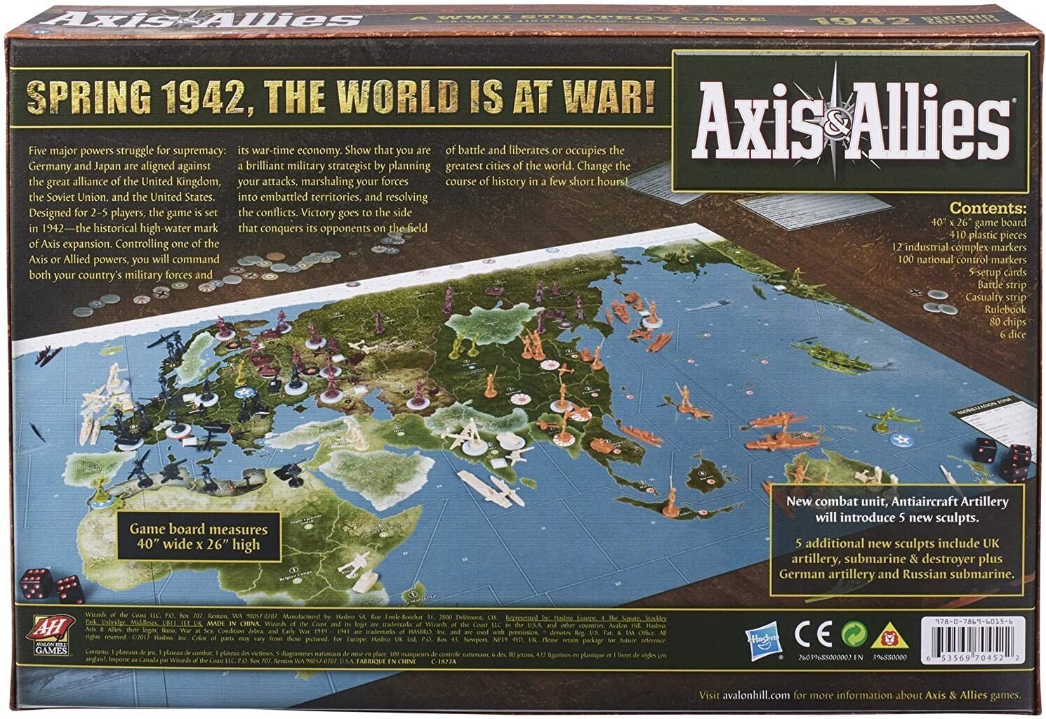 Lautapeli Axis & Allies 1942 (2. painos) hinta ja tiedot | Lautapelit ja älypelit | hobbyhall.fi
