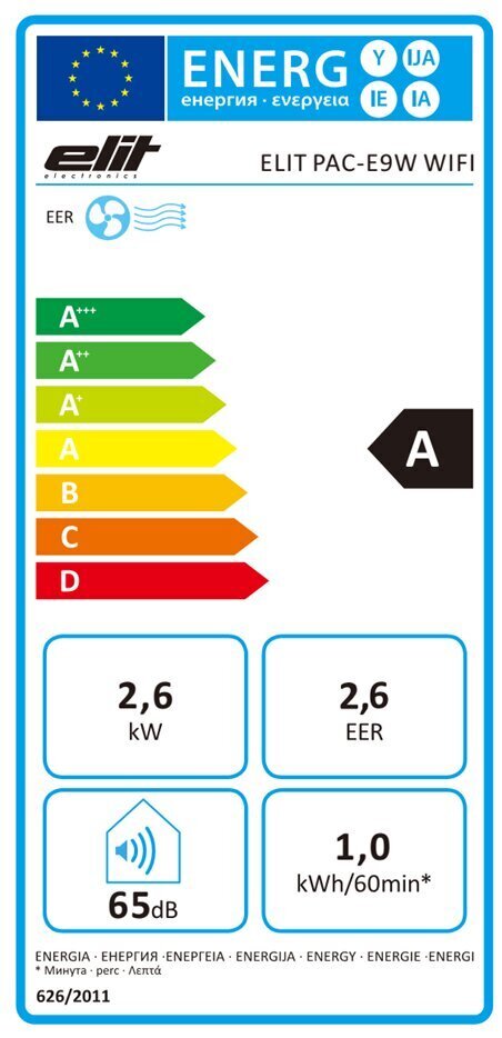 Elit PAC-E9W WiFi hinta ja tiedot | Ilmastointilaitteet | hobbyhall.fi