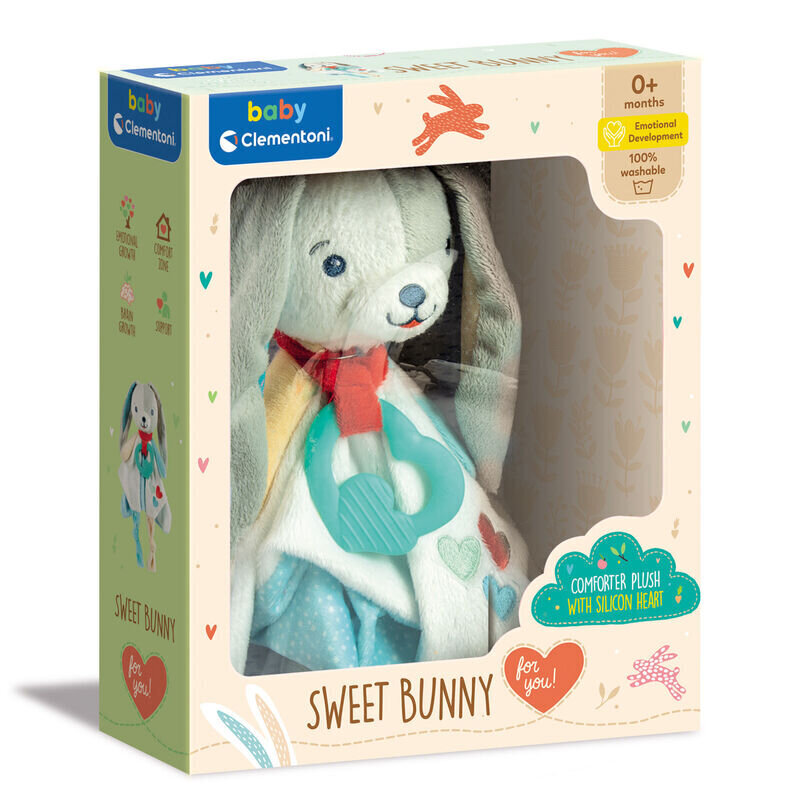 Pehmolelu - nallekarhu Clementon Sweet Bunny Dou Dou Dou hinta ja tiedot | Vauvan lelut | hobbyhall.fi