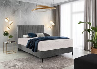 Sänky NORE Blanca, 160x200 cm, vaaleanharmaa hinta ja tiedot | Sängyt | hobbyhall.fi