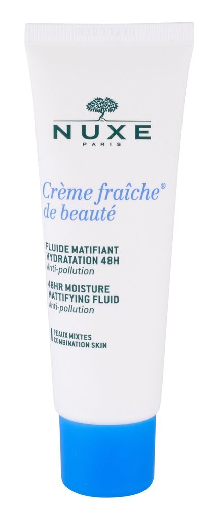 NUXE Creme Fraiche de Beauté 48HR Moisture Mattifying Fluid päivävoide 50 ml hinta ja tiedot | Kasvovoiteet | hobbyhall.fi