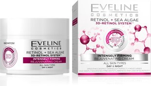 Kiinteyttävä päivä- ja yövoide Eveline 3D-Retinol System 50 ml hinta ja tiedot | Eveline Cosmetics Kasvojenhoitotuotteet | hobbyhall.fi