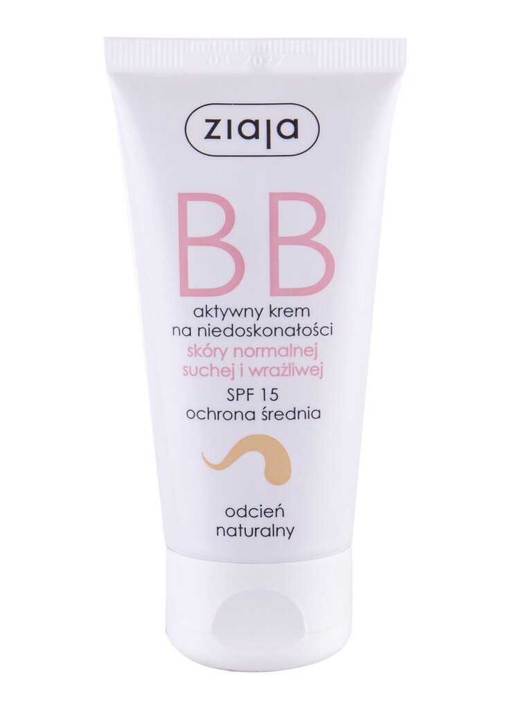 Ziaja BB-voide SPF15, 50 ml hinta ja tiedot | Kasvovoiteet | hobbyhall.fi