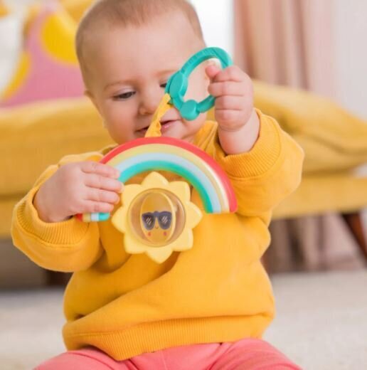 Ripustettava lelu Bright Starts Rainbow Shake & Glow, 12592 hinta ja tiedot | Vauvan lelut | hobbyhall.fi