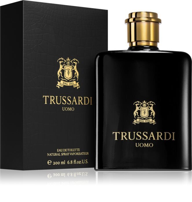 Trussardi Uomo The Red EDT miehille 200 ml hinta ja tiedot | Miesten hajuvedet | hobbyhall.fi