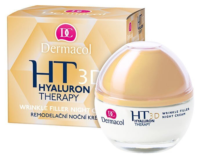 Dermacol 3D Hyaluron Therapy yövoide 50 ml hinta ja tiedot | Kasvovoiteet | hobbyhall.fi