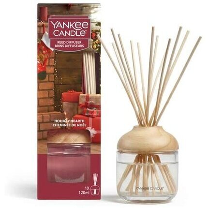 Huonetuoksu tikuilla Yankee Candle Holiday Hearth, 120 ml hinta ja tiedot | Huonetuoksut | hobbyhall.fi