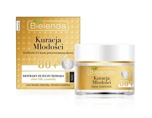 Ryppyjä ehkäisevä voide Bielenda Youth Therapy 80 + Rebuilding 50 ml. hinta ja tiedot | Kasvovoiteet | hobbyhall.fi