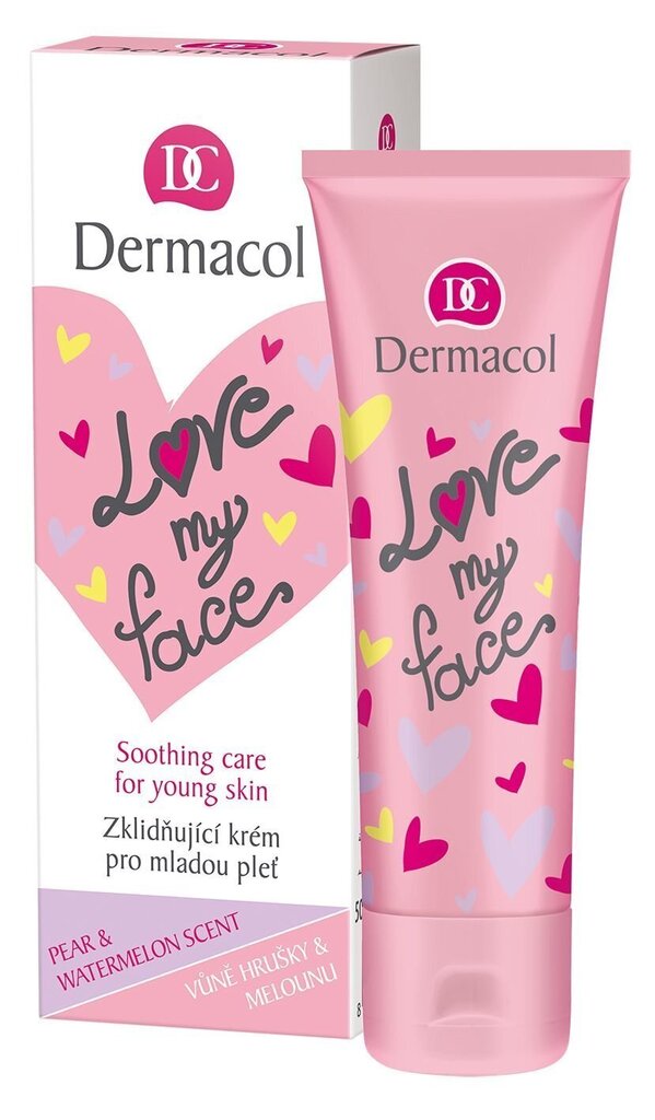 Dermacol Love My Face Soothing Care päivävoide 50 ml hinta ja tiedot | Kasvovoiteet | hobbyhall.fi