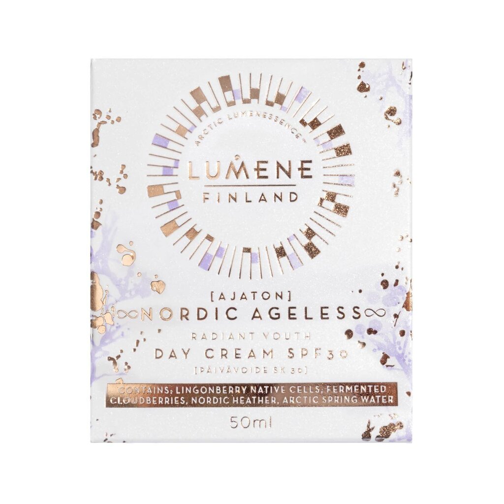 LUMENE Nordic Ageless SPF30 -päivävoide 50 ml hinta ja tiedot | Kasvovoiteet | hobbyhall.fi