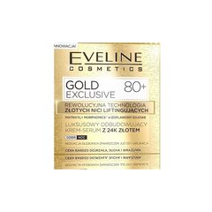 Eveline Gold Exclusive 80+ -voide-seerumi ikääntyneelle iholle, 50 ml hinta ja tiedot | Kasvovoiteet | hobbyhall.fi