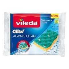 VILEDA sieni Glitzi Always Clean, 2kpl. hinta ja tiedot | Siivoustarvikkeet | hobbyhall.fi