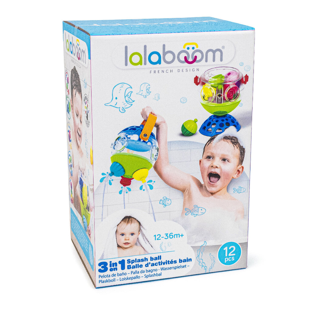 Kylpypallo ja Lalaboom 8 osaa, BL510 hinta ja tiedot | Vauvan lelut | hobbyhall.fi