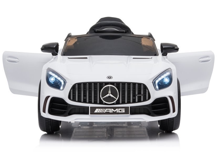 Sähköauto Mercedes AMG GT R, valkoinen hinta ja tiedot | Lasten sähköautot | hobbyhall.fi