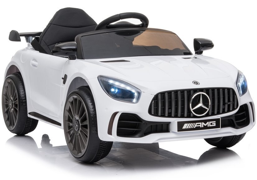 Sähköauto Mercedes AMG GT R, valkoinen hinta ja tiedot | Lasten sähköautot | hobbyhall.fi