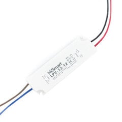 Virtalähde 12V, 1A, 12W, IP67 hinta ja tiedot | Virtalähteet | hobbyhall.fi