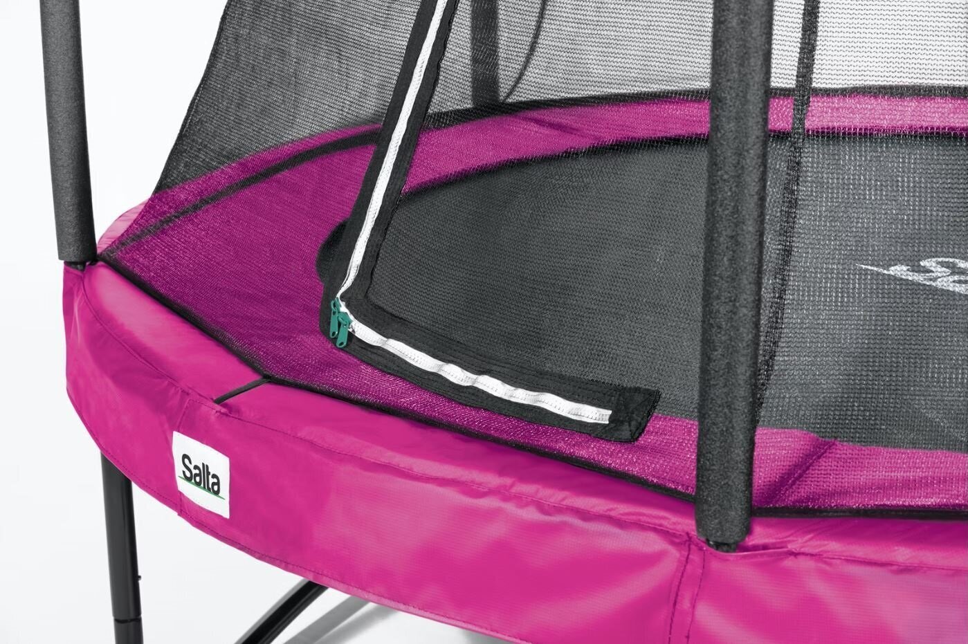 Trampoliini Salta Comfort Edition, 153cm, musta/pinkki hinta ja tiedot | Trampoliinit | hobbyhall.fi