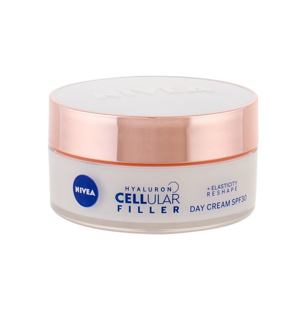 Nivea Hyaluron CELLular Filler Reshape päivävoide 50 ml hinta ja tiedot | Kasvovoiteet | hobbyhall.fi