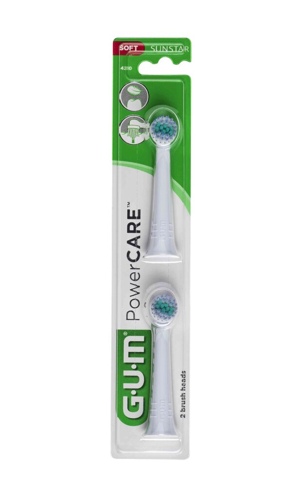 PowerCare™ GUM® suutin (4210) hinta ja tiedot | Sähköhammasharjan vaihtoharjat | hobbyhall.fi