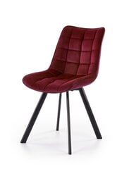 2 tuolin sarja Halmar K332, musta hinta ja tiedot | Ruokapöydän tuolit | hobbyhall.fi