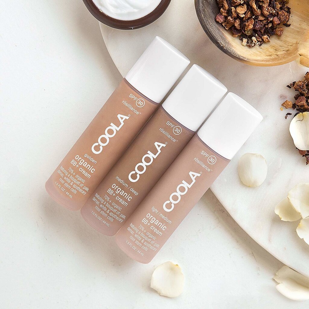 Coola Rosilliance Organic SPF30 BB-voide 44 ml, Light/Medium hinta ja tiedot | Kasvovoiteet | hobbyhall.fi