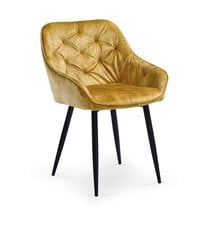 2-tuolin setti Halmar K418, keltainen hinta ja tiedot | Ruokapöydän tuolit | hobbyhall.fi