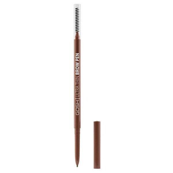 Kulmakynä Gosh Ultra Thin Brow Pen 002 Harmaanruskea, 4 g. hinta ja tiedot | Silmämeikit | hobbyhall.fi