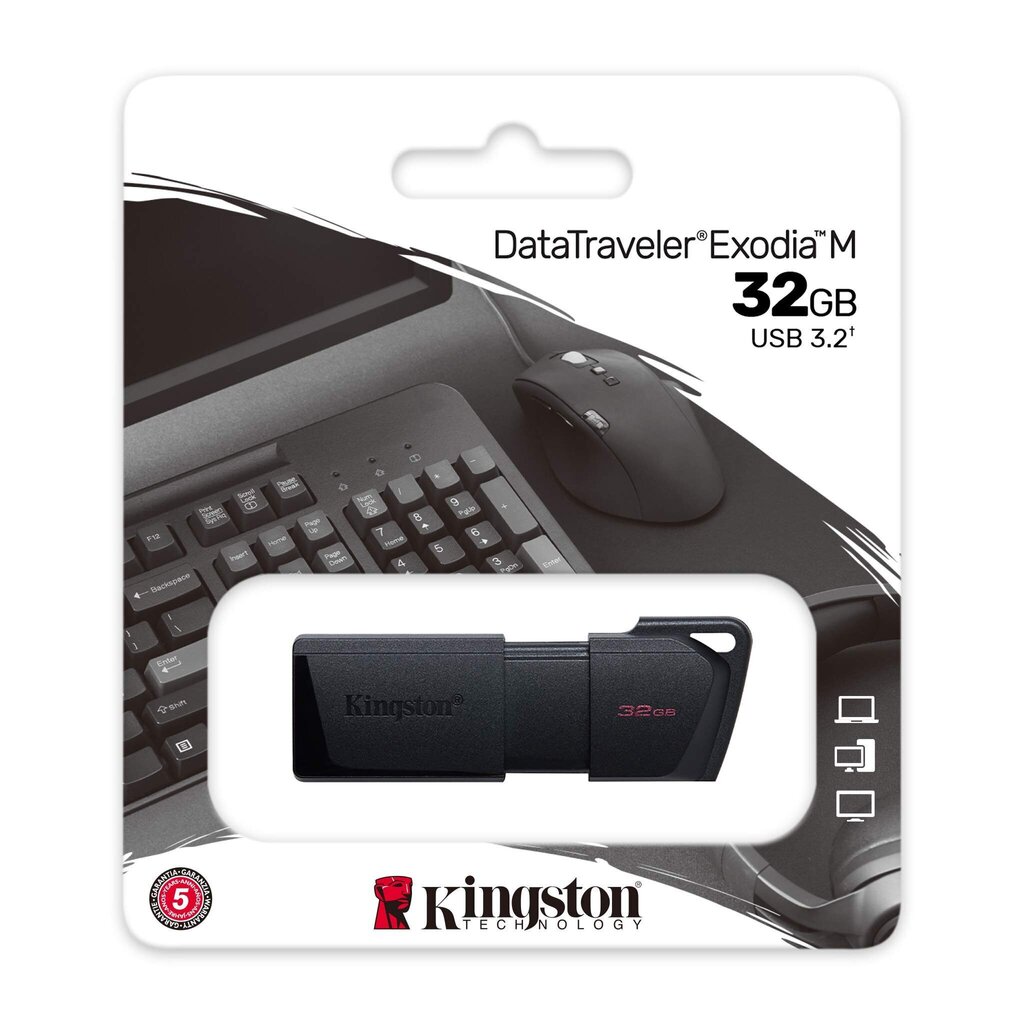 Kingston DT Exodia M 32GB USB 3.0 hinta ja tiedot | Muistitikut | hobbyhall.fi