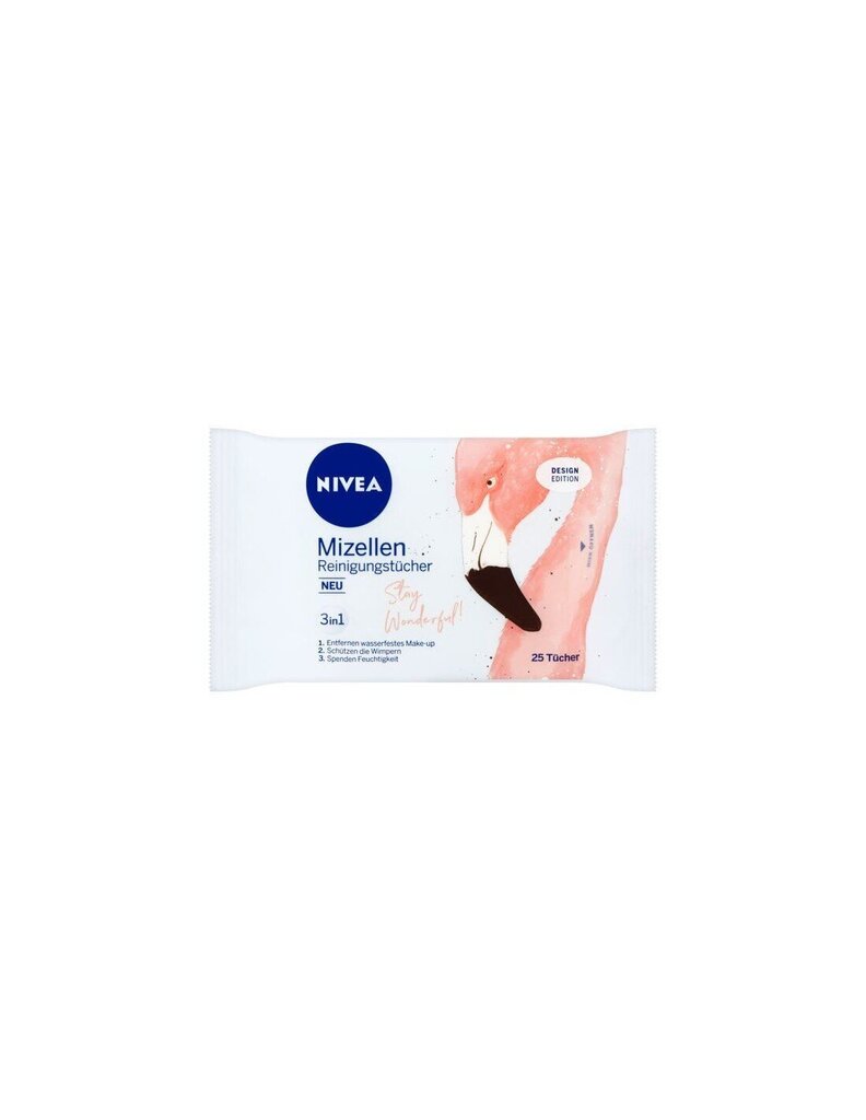 Nivea Puhdistus mitsellipyyhkeet 25 kpl hinta ja tiedot | Kasvojen puhdistusaineet | hobbyhall.fi