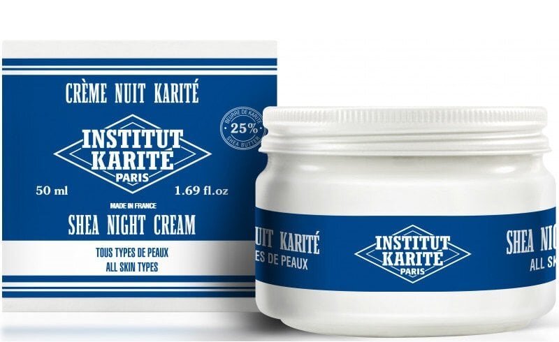 Institut Karite Shea Moisturizing yövoide 50 ml hinta ja tiedot | Kasvovoiteet | hobbyhall.fi