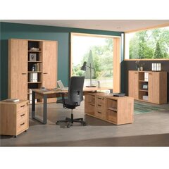 Työpöytä Aatrium Capo1 200cm, ruskea/musta hinta ja tiedot | Tietokonepöydät ja työpöydät | hobbyhall.fi