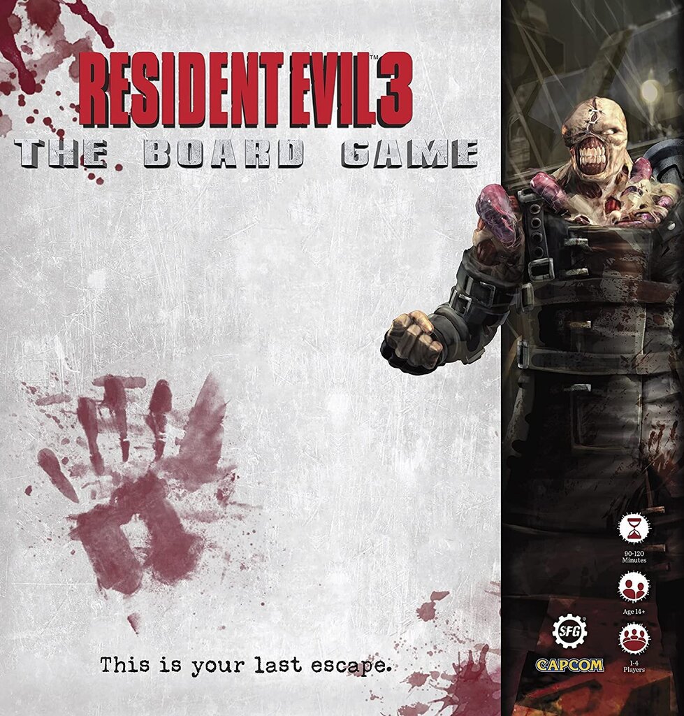 Lautapeli Resident Evil 3: The Board Game, EN hinta ja tiedot | Lautapelit ja älypelit | hobbyhall.fi