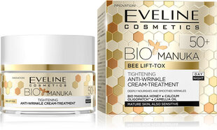 Ryppyjä ehkäisevä ravitseva kasvovoide Eveline Cosmetics BIO Manuka 50+ Day and Night 50 ml hinta ja tiedot | Kasvovoiteet | hobbyhall.fi