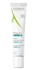 A-Derma Phys-AC Perfect Anti-Blemish Fluid päivävoide 40 ml hinta ja tiedot | Kasvovoiteet | hobbyhall.fi