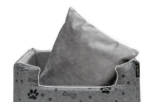 Lemmikin nojatuoli Amibelle Eco, M, 57 x 46 x 25 cm, harmaa hinta ja tiedot | Koiran matkatarvikkeet | hobbyhall.fi