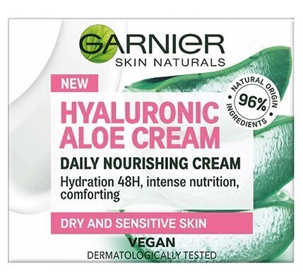 Garnier Hyaluronic Aloe -voide, 50 ml hinta ja tiedot | Kasvovoiteet | hobbyhall.fi
