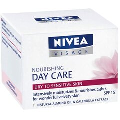 Päivävoide kuivalle ja herkälle iholle NIVEA DAY CARE 50 ml hinta ja tiedot | Kasvovoiteet | hobbyhall.fi