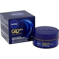 Yö ryppyjä ehkäisevä voide NIVEA Q10 + 50ml hinta ja tiedot | Kasvovoiteet | hobbyhall.fi