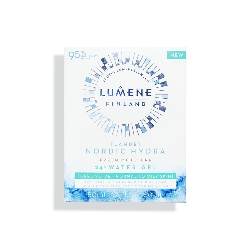 LUMENE Nordic Hydra 24H Fresh Moisture -geeli 50 ml hinta ja tiedot | Kasvovoiteet | hobbyhall.fi