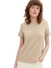 Tom Tailor naisten T-paita, beige hinta ja tiedot | Naisten T-paidat | hobbyhall.fi
