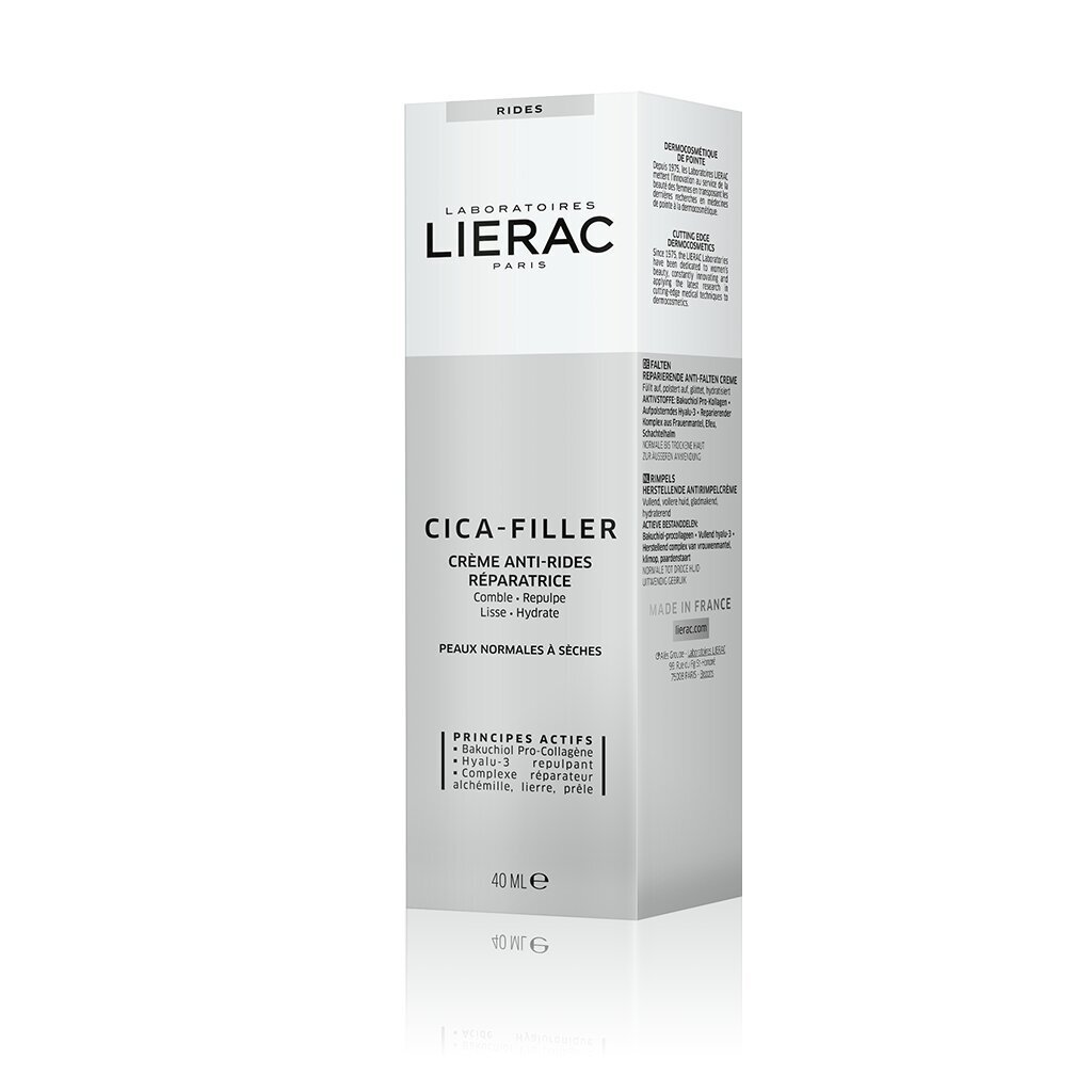 Lierac Paris CICA Filler kasvovoide 40 ml hinta ja tiedot | Kasvovoiteet | hobbyhall.fi