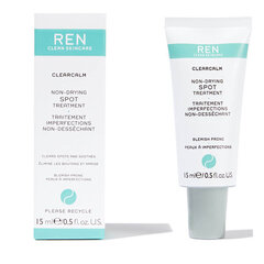 REN Clean Skincare Clearcalm 3 Non-Drying Spot Treatment kasvoseerumi 15 ml hinta ja tiedot | Ren Hajuvedet ja kosmetiikka | hobbyhall.fi