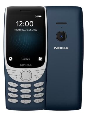 Nokia 8210 4G matkapuhelin (sininen) hinta ja tiedot | Matkapuhelimet | hobbyhall.fi