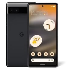 Google Pixel 6a, 128GB, Charcoal hinta ja tiedot | Google Puhelimet, älylaitteet ja kamerat | hobbyhall.fi