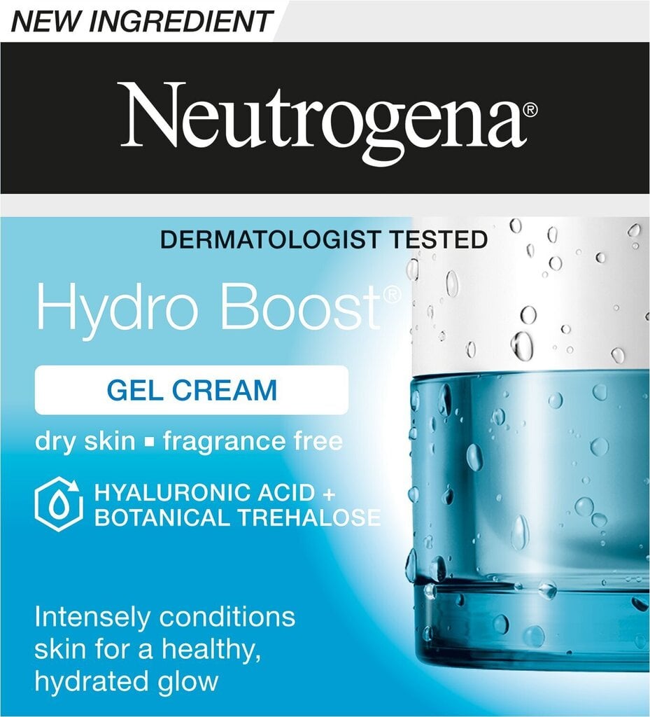 Geelikasvovoide kuivalle iholle Neutrogena Hydro Boost, 50 ml. hinta ja tiedot | Kasvovoiteet | hobbyhall.fi